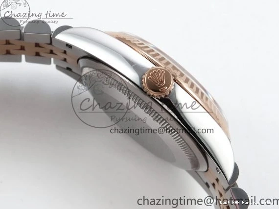 Good Copy Rolex Watches VR Brown Bracelet Best APF Edition 126231 RG 36 on FreshLook Sitck 1:1 SS DateJust Dial Jubilee 1590 904L Steel 0112